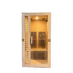 Sauna Moderna para el Hogar, Gran Venta 2026, Capacidad para 1 Persona, con Madera Sólida de Pino Finlandés, Calentador de Carbono, Sauna Infrarroja en Venta - Product Image 2