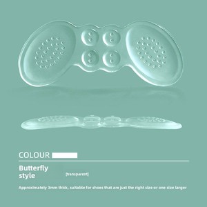 Coussinets de talon en <span class=keywords><strong>silicone</strong></span> pour femmes coussinets de chaussures anti-frottement Gel épaissi semelles demi-taille une taille plus grande doux universel nouveau modèle - Product Image 6