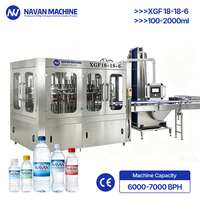 NAVAN XGF18-18-6 Distributeur d'eau et de boissons électrique 3-en-1 entièrement automatique avec pompe à moteur PLC, bouteille en plastique, multifonctionnel, garantie 1 an