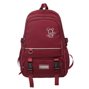 Sac à dos Simple polyvalent grande capacité sac à dos de voyage <span class=keywords><strong>cartable</strong></span> pour fille et homme une pièce livraison directe 042 - Product Image 1