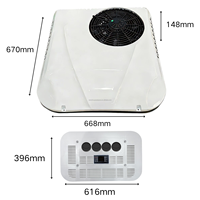 Pasetyane PTS-K30 DC12V 24V 卡车房车停车空调 2000W 露营车改装空调 带1年保修