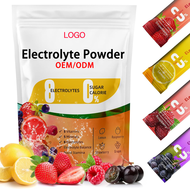 Premium Electrolyte Powder for Energy Hydration Sports Drink Mix With Magnesium Zinc