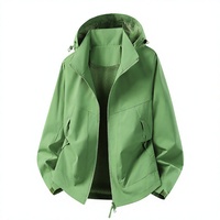 Nouvelle veste bomber style couple, best-seller automne, unisexe, extérieur, trois couches, imperméable, coupe-vent, respirante, avec capuche