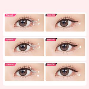 2 Piezas de Delineador de Ojos con Sello Magnético para Ojos de Gato, Lápiz Delineador de Ojos con Sello, Larga Duración, Resistente al Agua, Delineador Líquido para Principiantes - Product Image 6