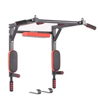 Barre de traction et de musculation murale multifonctionnelle en acier avec barres simples et doubles pour entraînement à domicile en salle de sport intérieure