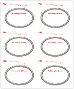 Ressorts hélicoïdaux industriels en fil d'acier inoxydable élastique, formes personnalisées en O, joints toriques, bagues de retenue, joints d'huile, contacts de doigt <span class=keywords><strong>Yiping</strong></span> - Product Image 6