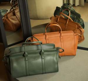 Bolsa de Viaje de Cuero Genuino, Estilo Vintage, Impermeable, con Cierre de Cremallera, Gran Capacidad, Unisex, para Fin de Semana o Viajes Cortos - Product Image 5