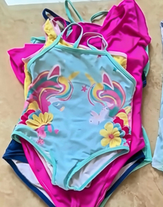 Vente flash : maillots de bain pour filles, mignons, grande taille, personnalisables, imprimés floraux, en spandex/polyester, couleur personnalisée - Product Image 5