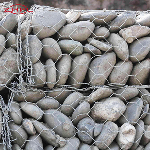 Gabion <b>Basket</b> Walls Size 1mx1mx2m Mur De Zone Maritime Woven Galvanized Steel Chain Link Mesh Fence Cage Bending Cutting - Product Image 2