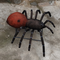 Modèle de simulation d'insecte araignée robotique animatronique réaliste de haute qualité pour parcs d'aventure et musées (intérieur/extérieur)