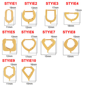 Обруч из нержавеющей стали, 5 шт. - Product Image 3