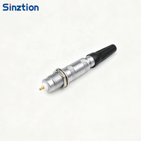 Connecteur coaxial femelle demi-lune Sinztion S Series FFA ERA 2S 1-6 broches avec cœurs et broches personnalisables