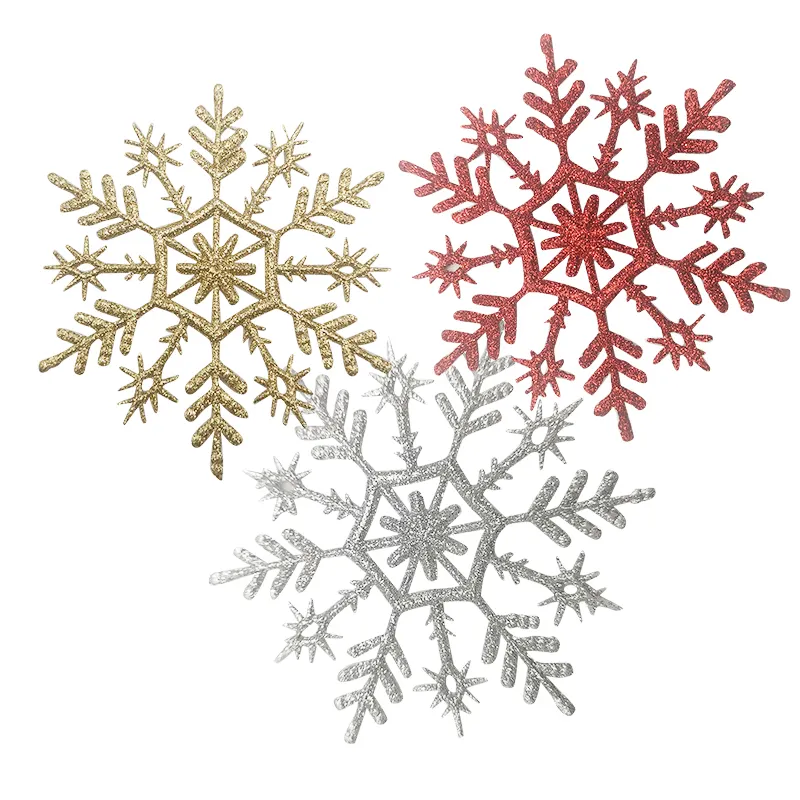 Christmas 3D snowflakes hanging decoration Christmas tree ornaments indoor holiday decorations