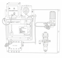 Système de lubrification centralisé air-huile, Bloc de mélange air-huile, Distributeur de lubrification, Vanne de lubrification pour broche CNC