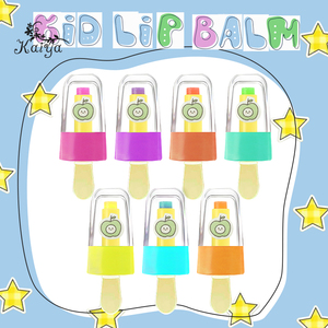 Son Dưỡng Môi Hữu Cơ Dưỡng Ẩm Hữu Cơ Chống Nứt Nẻ Cho Trẻ Em Kem Mềm Lolly Nước Đá Dễ Thương Trang Điểm Nhiều Màu Logo Tùy Chỉnh - Product Image 3