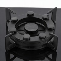 Kompor Gas Tanam 5 Tungku Kaca Temper Permukaan Hitam 5 Tungku Lipat Kompor Gas Instalasi Tanam untuk Hotel & Rumah Tangga