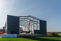 Edificio Metálico Prefabricado Industrial Pesado de Estructura de Acero Ligero Moderno a Precio de Fabricante y Bajo Costo para Almacén y Taller