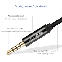 Cable de Audio Auxiliar de Alta Calidad de 3.5mm, Cable de Audio 1/2, 1 Macho a 2 Hembras, Distribuidor de Auriculares Doble 1 a 2