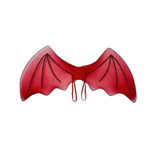 <span class=keywords><strong>Ali</strong></span> di Pipistrello in Rete di Seta Nera per Costume da Diavolo, Accessorio per Feste di Halloween e Cosplay - Product Image 3