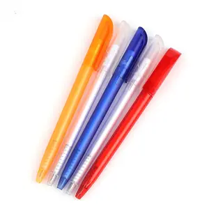 Items mới trong năm thị trường trung quốc trường đổi mới multicolor nhựa bấm vào bóng pen đối với sinh viên