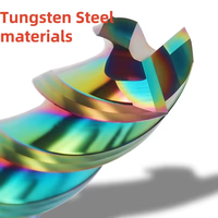 VAYNE 1 Pieza, Broca de Fresado CNC de Acero de Tungsteno con Recubrimiento de TiCN de 3 Filos, 1-7 HRC60, Garantía Gratuita