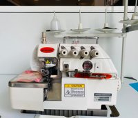 Machine à coudre industrielle Siruba 757 à 5 fils, surjeteuse robuste à entraînement direct pour vêtements de travail, tapisserie et tissus épais
