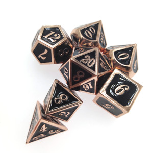 Dungeon và rồng DND xúc xắc kim loại đặt D & D 7 mảnh vai trò đa diện chơi <span class=keywords><strong>RPG</strong></span> D và D xúc xắc D20 D12 D10 D8 D6 D4 - Product Image 3