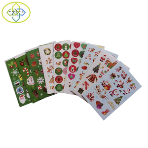 <span class=keywords><strong>Adesivi</strong></span> in Vinile Personalizzati 'Buon Natale' Fustellati Impermeabili per Regali - Product Image 1