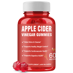 Gummies de Vinaigre de Cidre de Pomme Sans Sucre Haute Puissance OEM – Complément Naturel ACV pour la Gestion du Poids Keto, Détox et Vitamines pour Adultes - Product Image 1