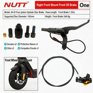 Freno de Disco Hidráulico Magnético de 4 Pistones NUTT para Scooter Eléctrico, Bicicleta Eléctrica Plegable, Bicicleta Eléctrica de Litio - Product Image 6
