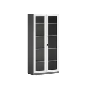 LAKSHYO KD structure Customized metal cabinets storage furniture steel filling cabinets with four shelves supplier