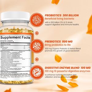 Bonbons gommeux probiotiques transfrontaliers aux <span class=keywords><strong>bienfaits</strong></span> digestifs, 60 unités, pour le commerce extérieur Amazon - Product Image 3