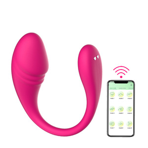 APP-enabled full-coverage silicone wireless <b>vibrating</b> egg remote control female masturbator adult sex toy for outdoor wear - Product Image 3
