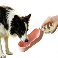 Gobelet d'eau portable en silicone pour animaux de compagnie, distributeur d'eau anti-fuite pour chiens et chats, idéal pour les randonnées et les voyages en extérieur