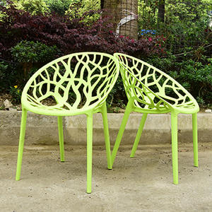 Muebles de Exterior Modernos, Sillas de Plástico para Jardín, Sillas de Balcón, Silla de Comedor de Plástico - Product Image 3