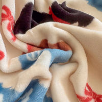 Parure de lit 4 pièces en velours de lait polyester, motif Fair Isle, avec jupe de lit princesse coréenne à volants pour la décoration de chambre d'hiver