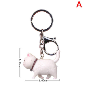 Fashionable Cute Cat Pendant Keychain <b>Car</b> Bag Charm Keychain Creative Keychain Couple Gift Accessories - Product Image 3