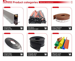 Tira de Sellado de <span class=keywords><strong>Goma</strong></span> EPDM para Puertas y Ventanas de <span class=keywords><strong>Aluminio</strong></span> y UPVC, Impermeable y Resistente a la Intemperie - Product Image 5