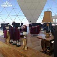 Grand dôme de Restaurant, résistant aux intempéries, tente de luxe