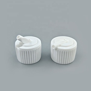 Đen Trắng Nhựa Gân Spouted Pha Chế Tháp Pháo Lật Top Nắp Mũ Bìa Cho Dầu Gội Bóp Chai - Product Image 1