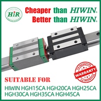 Glissière linéaire de marque HIWIN, chariot de guidage HGH15CAZ0H HGH25CA HGH35CA HGH20CAEZAP HGR45R HGR55R pour machines CNC