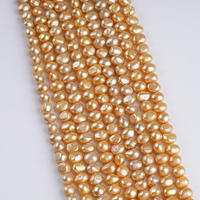 Perles d'eau douce baroques naturelles de 6-7 mm pour la fabrication de bijoux