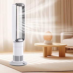 Hot Bán Trung Quốc Nhà Máy 2 Trong 1 Mát Nóng Không Cánh Người Hâm Mộ Nóng Điều Khiển Từ Xa Bệ Thông Gió Quạt Sàn Di Động - Product Image 1