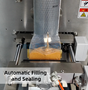 Máquina Automática para Envasar Chocolate, <span class=keywords><strong>Cacao</strong></span> y Leche en Sobres, Máquina para Llenar, Sellar y Embolsar Pasta Espesa como Harissa - Product Image 4