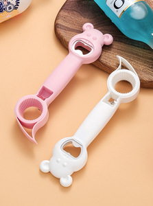 Abridor de botellas multiusos Cuatro en Uno, dispositivo de atornillado de tapa de botella enlatada para el hogar, abridor de botellas creativo para bebidas - Product Image 5