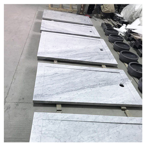 <span class=keywords><strong>Plato</strong></span> de <span class=keywords><strong>Ducha</strong></span> Rectangular de Granito Negro Bluestone, Bandeja de Mármol Tallada, Base de <span class=keywords><strong>Ducha</strong></span> de 36 x 40 - Product Image 6