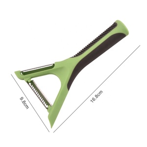 للبيع بالجملة أدوات مطبخ مقشرة فواكه على شكل حرف Y مبشرة خضروات صفيحة فواكه من الفولاذ المقاوم للصدأ جوليين جزرة - Product Image 6