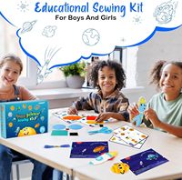 Unique espace explorer système solaire préscolaire jouet éducatif cadeau bricolage art artisanat enfant kit de couture ensemble boîte pour garçon fille