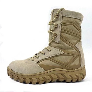 Botas Tácticas de Lona DFA120, Color Verde Caqui, Botas de Combate para Desierto - Product Image 2