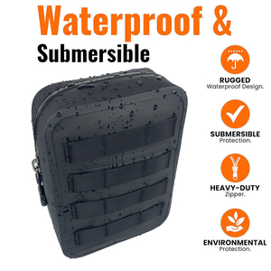 RFID Taktische Trockentasche Anti-Hacking Tracking Dry Shield Faraday-Tasche mit Molle-System Wasserdichte Tasche - Product Image 2